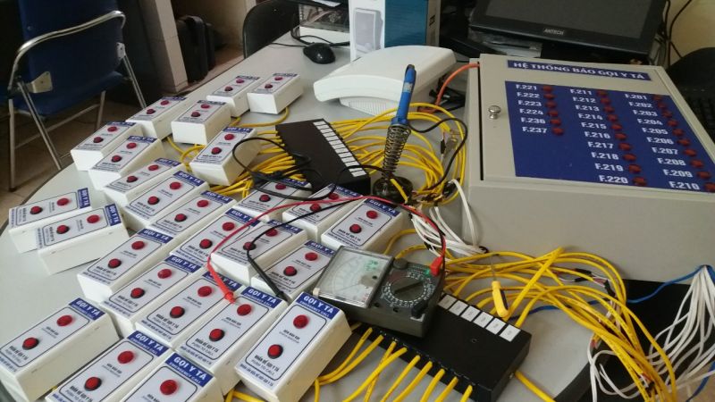 VNC hoàn thiện sản xuất, cung cấp lắp đặt hệ thống báo gọi y tá cho bệnh viện trẻ em Hải Phòng