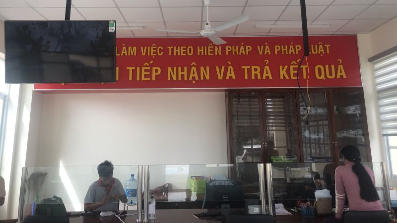 VNC QMS hoàn thiện sản xuất, cung cấp hệ thống xếp hàng tự động tại UBND Xã Tân Phước - tx. LaGi - tỉnh Bình Thuận