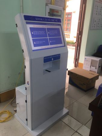 VNC QMS SOFT hoàn thiện sản xuất, cung cấp lắp đặt hệ thống xếp hàng tự động tại bộ phận một cửa xã Ninh Sơn - huyện Việt Yên - Bắc Giang