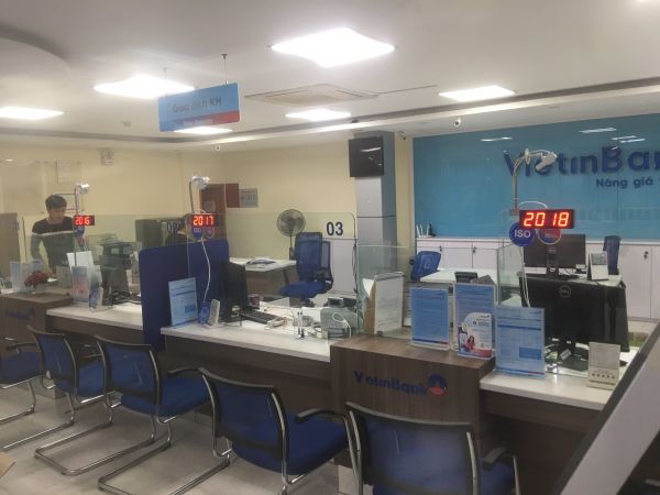 VNC QMS hoàn thiện sản xuất, cung cấp lắp đặt hệ thống xếp hàng tự động cho PGD Trung Chính - CN Vietinbank tây Hà Nội
