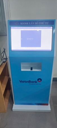 VNC QMS SOFT hoàn thiện sản xuất, cung cấp lắp đặt hệ thống xếp hàng tự động tại PGD Vietinbank Phan Rang