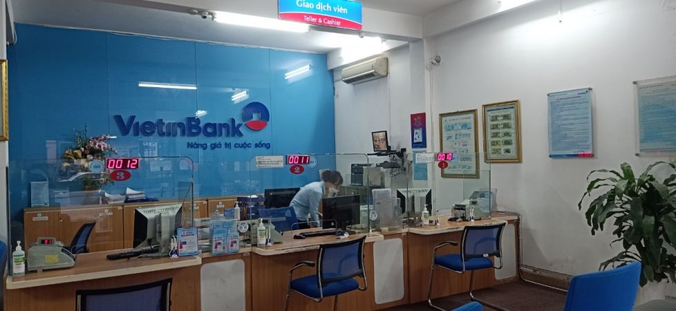 VNC QMS hoàn thành sản xuất cung cấp lắp đặt hệ thống xếp hàng tự động cho PGD Vietinbank Thanh Am - Chi nhánh Đông Hà Nội