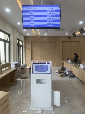 VNC QMS SOFT hoàn thiện bàn giao hệ thống xếp hàng tự động, Kiosk tra cứu thông tin tại UBND huyện Kiến Thụy - Hải Phòng