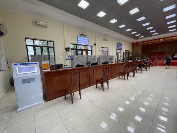VNC QMS hoàn thiện sản xuất, cung cấp hệ thống xếp hàng tự động, Kiosk tra cứu thông tin, hệ thống đánh giá mức độ hài lòng tin tại Phường Vĩnh Phúc, tỉnh Phú Thọ
