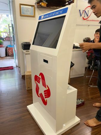 VNC QMS SOFT hoàn thiện sản xuất, cung cấp hệ thống xếp hàng tự động tại bộ phận một cửa UBND xã Tây Phương - Hà Nội